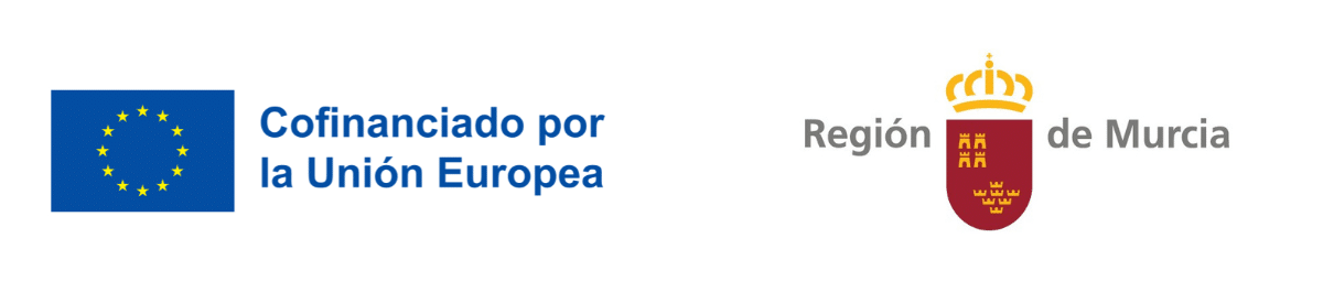 Logo Unión Europea y logo Región de Murcia